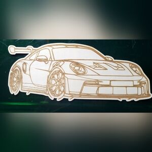 Wooden Car Wall Art Decor
